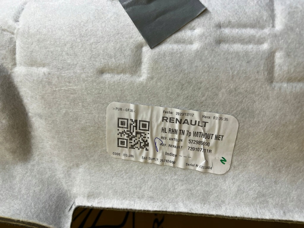 фото №14, Стеля стеля підкрилок дах renault espace vi