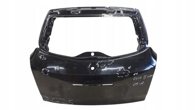 фото №1, Renault clio iii com 2005-2012 крышка багажника задняя