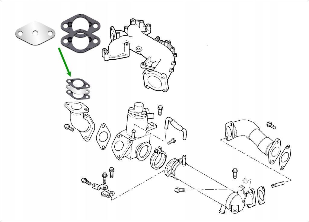 фото №3, Заглушка egr renault espace iv vel satis 3.0 dci