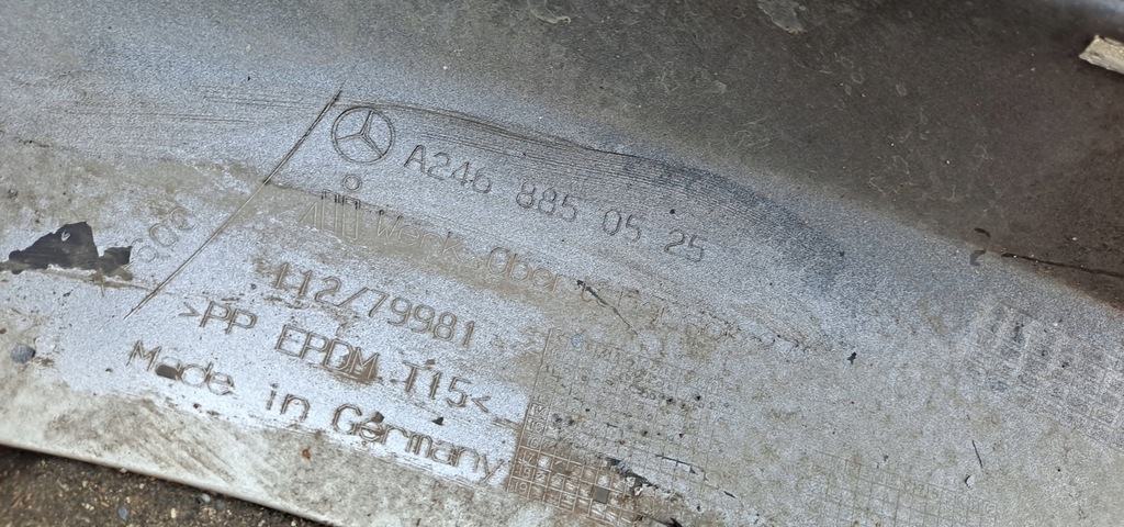 фото №11, Mercedes b klasa w246 бампер перед передній