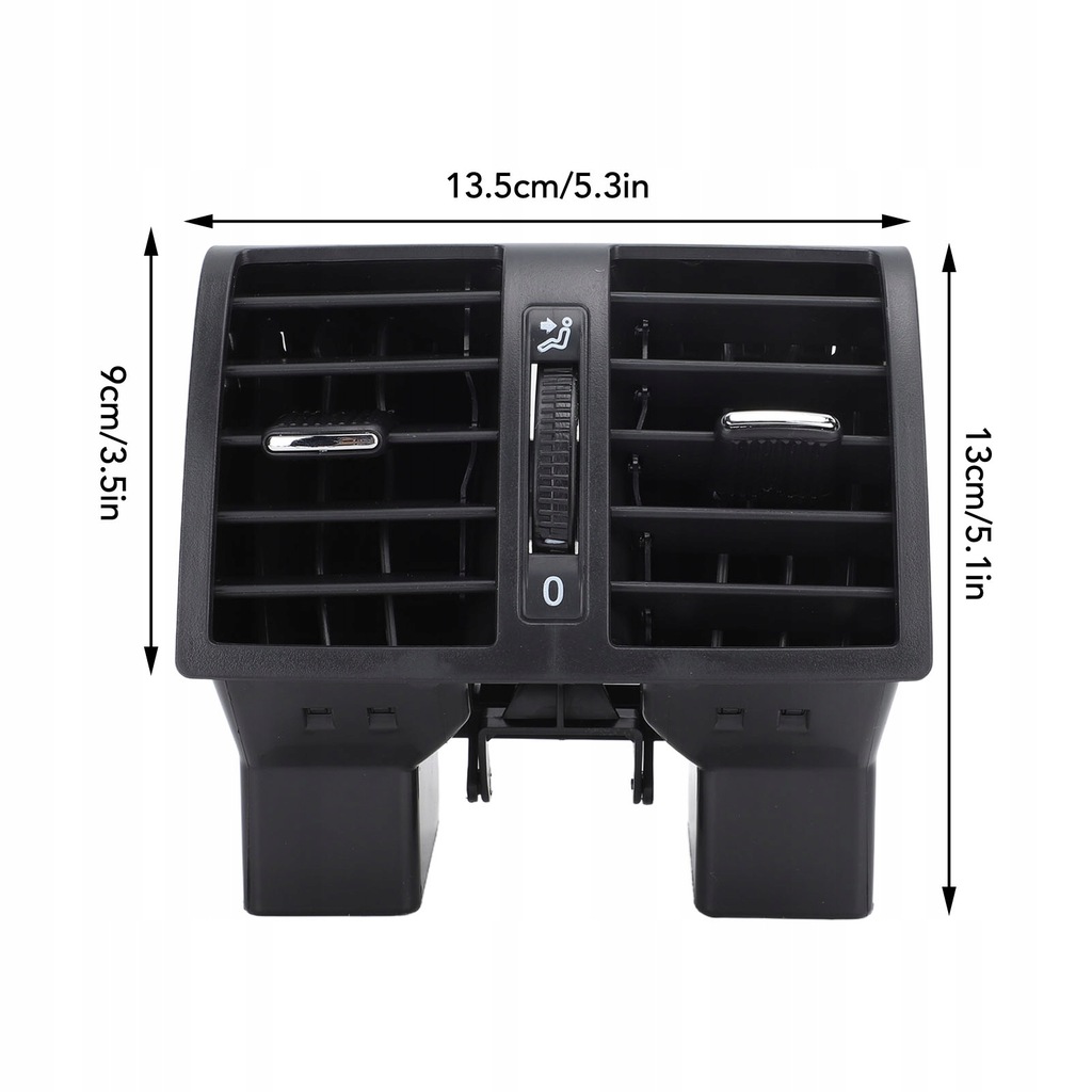 фото №13, Задняя решётка обдув do vw touran 2003-2015