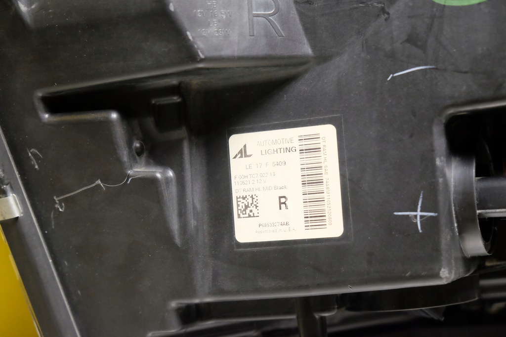 фото №7, Dodge ram 1500 2019- фара лампа led mid black r usa