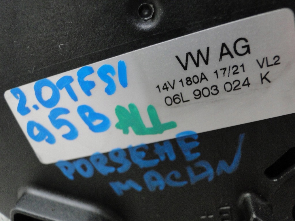 Генератор porsche macan 95b рестайлінг  2.0tfsi 06l903024k Оригінал