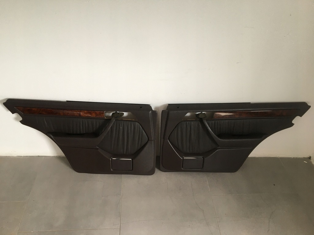 фото №15, Обивка кожаный сиденья заднее сиденье обшивки кожа коричневая mercedes w124 sedan