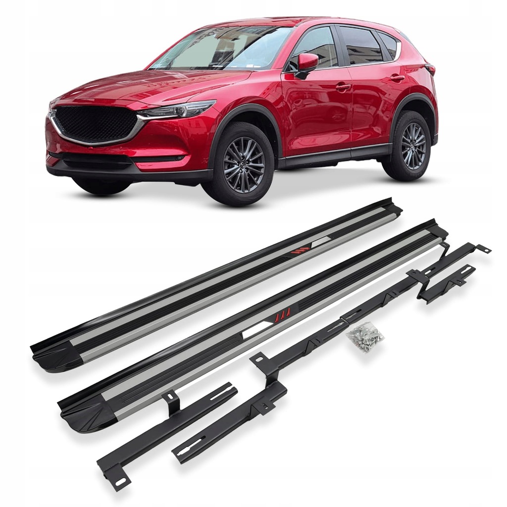 фото №1, Mazda cx-5 ii 2017+ пороги бічний накладки порогові