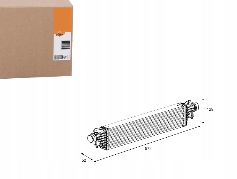 Купить Nrf 30179 радиатор воздуха наддувочный