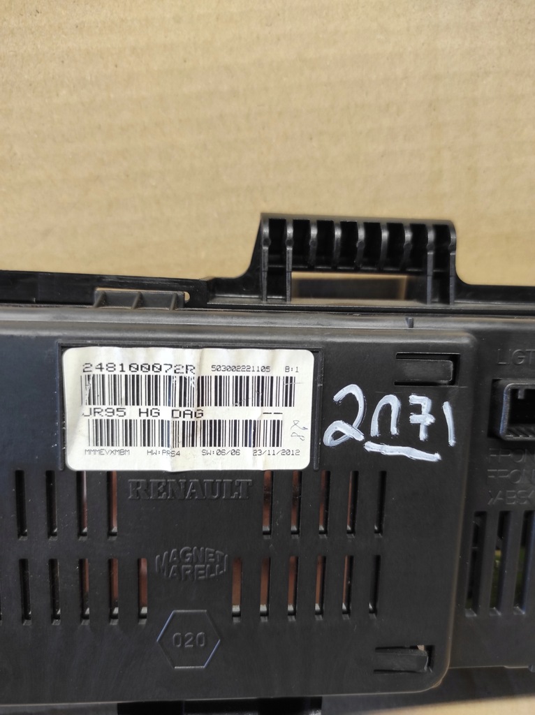 фото №6, Счетчик дисплей pod навигация renault scenic iii 248100072r