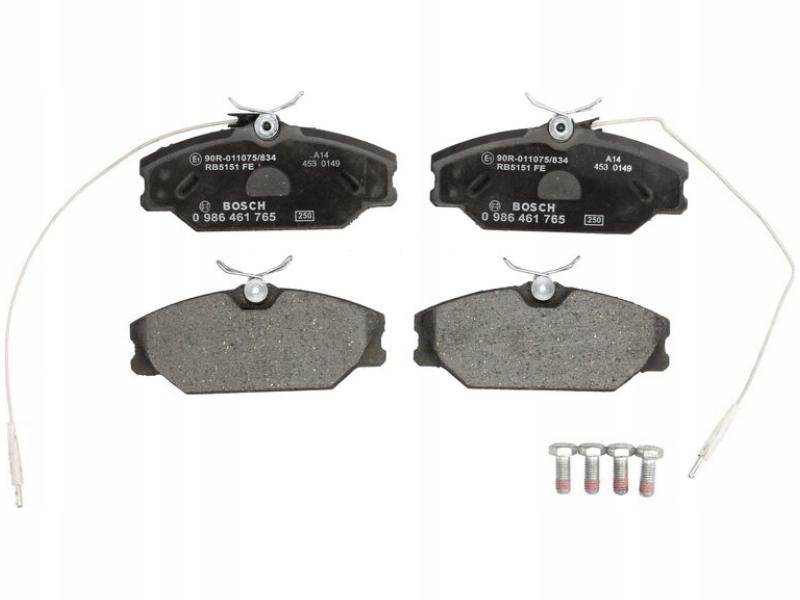 фото №1, Bosch 986 461 765 набор тормозных колодок тормозных, тормоза дисковые