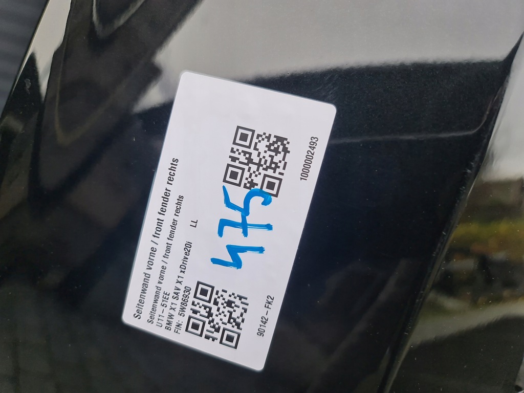 фото №6, Bmw x1 u11 крила правий перед 475