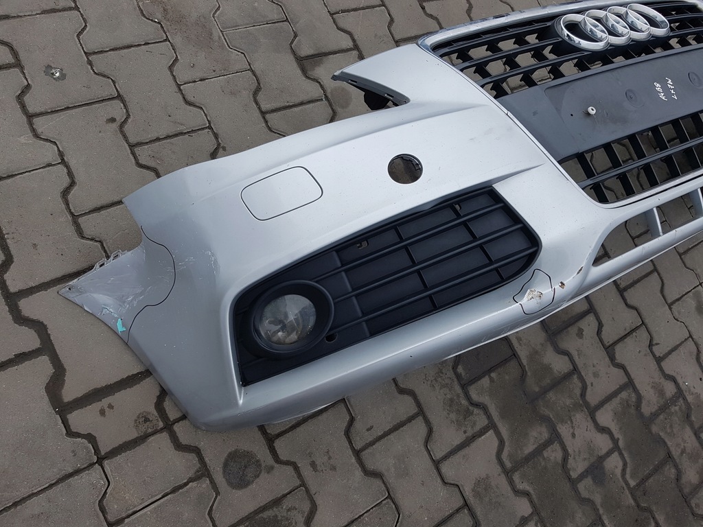 фото №6, Audi a4 b8 08-11r бампер перед передній решітка радіатора