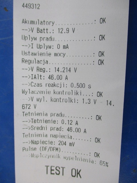 Dacia 1.5dci генератор 231003831r перевірений Ціна