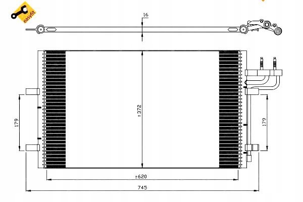 фото №1, Nrf конденсатор кондиционера ford c-max 1.8 dm2