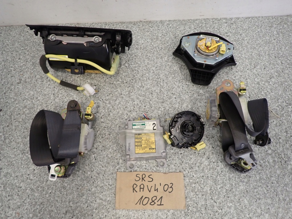 Toyota rav 4 03-05 подушки безопасности воздушные srs набор Недорого