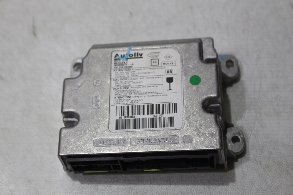 фото №1, Модуль подушка безопасности renault laguna iii 285580007r