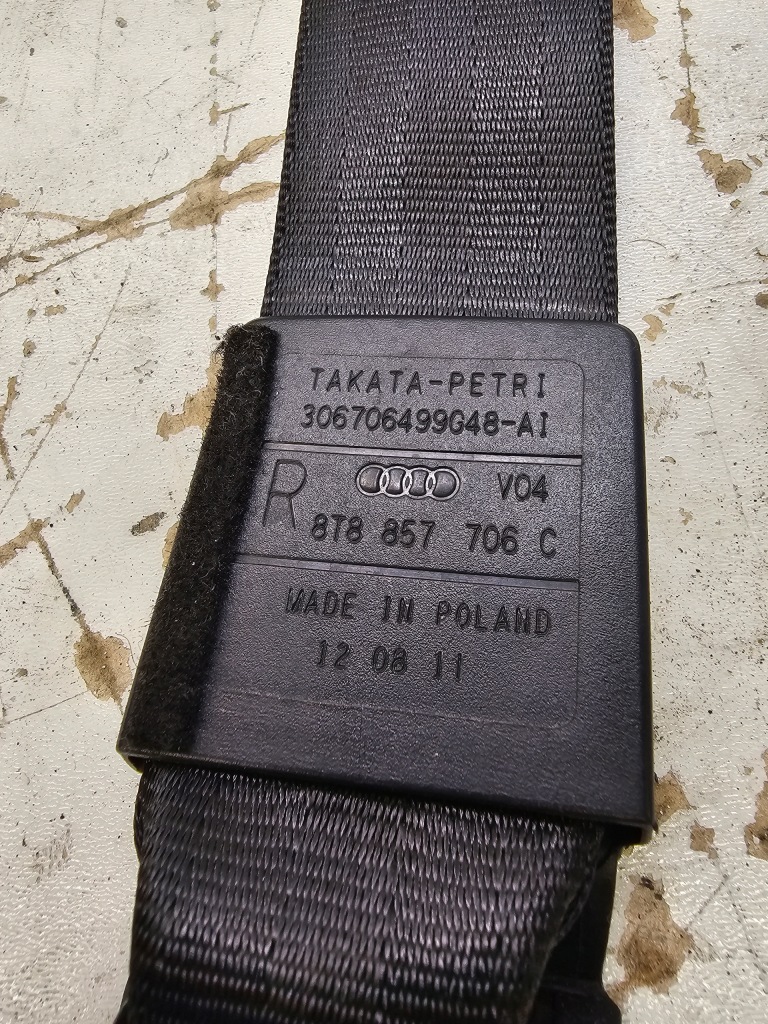 фото №4, Pas безпеки audi оригінальний номер 8t8857706c