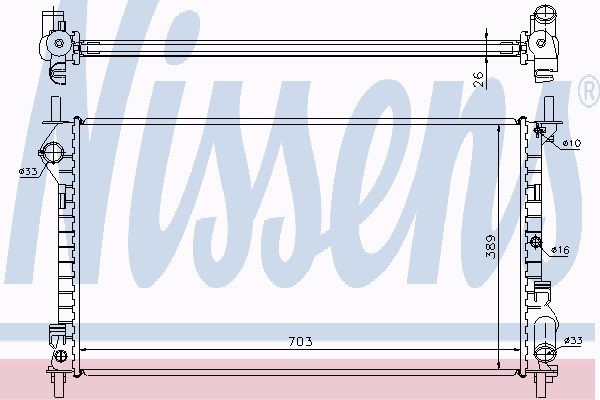 фото №3, Радиатор двигателя ford