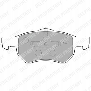 фото №1, Delphi lp1818 набор тормозных колодок тормозных, тормоза дисковые