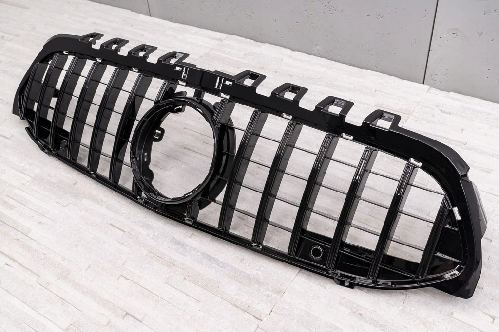 фото №9, Mercedes a-class w177 2018 решітка радіатора gt panamericana чорний