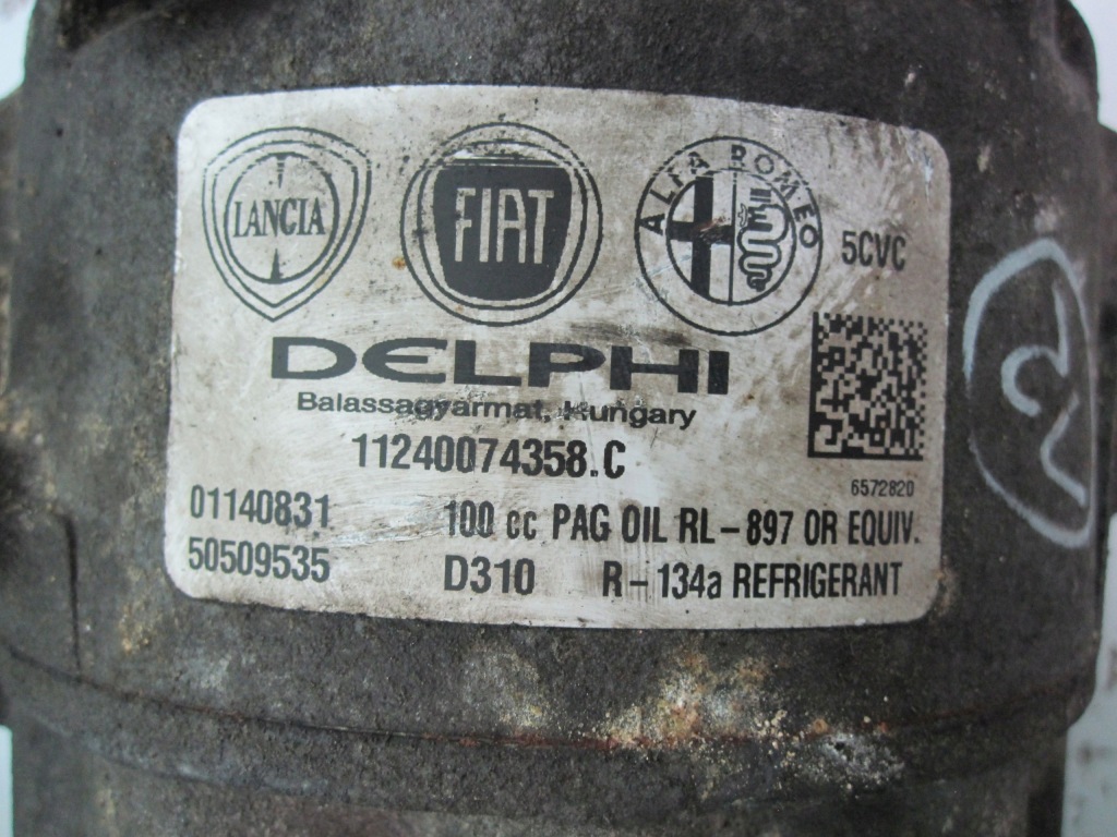 фото №9, Giulietta 1.6 jtdm 940a3000 компресор кондиціонера 50509535 01140831