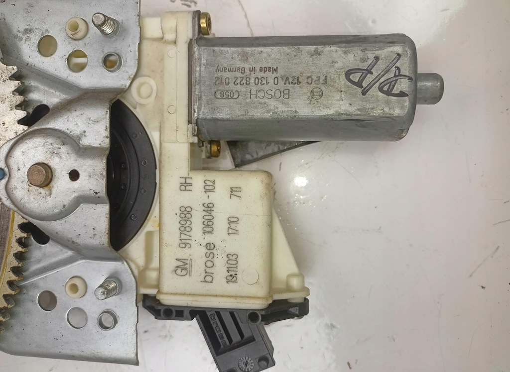 фото №6, Element механізму скло правий перед opel signum