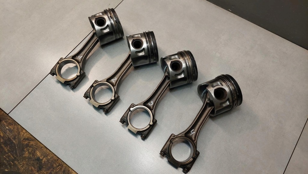 фото №10, Поршень шатун audi a4 b5 lift 1.9 tdi