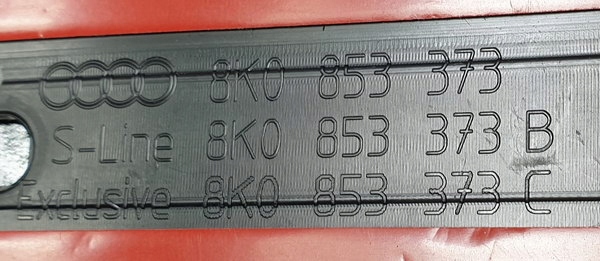 фото №16, Audi a4 b8 s-line молдинг порог левая 8k0853373b