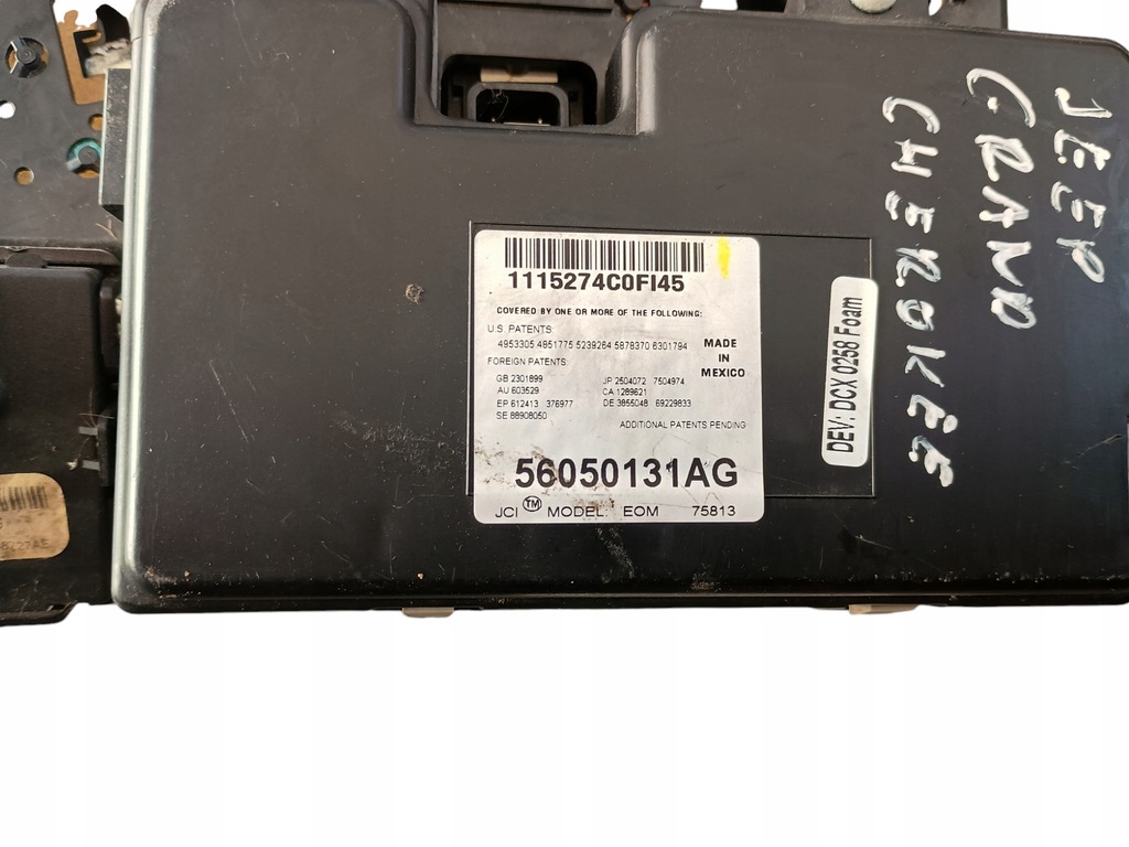 фото №6, Jeep grand cherokee iii лампа потолочный салона модуль компас 56050131ag