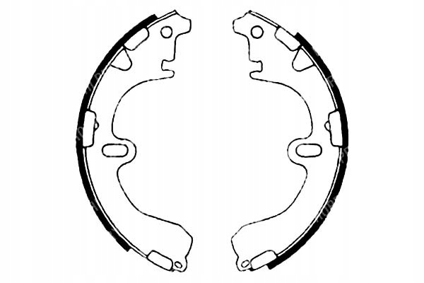 фото №1, Delphi гальмівні колодки гальмівні kpl. задня toyota camry, ca