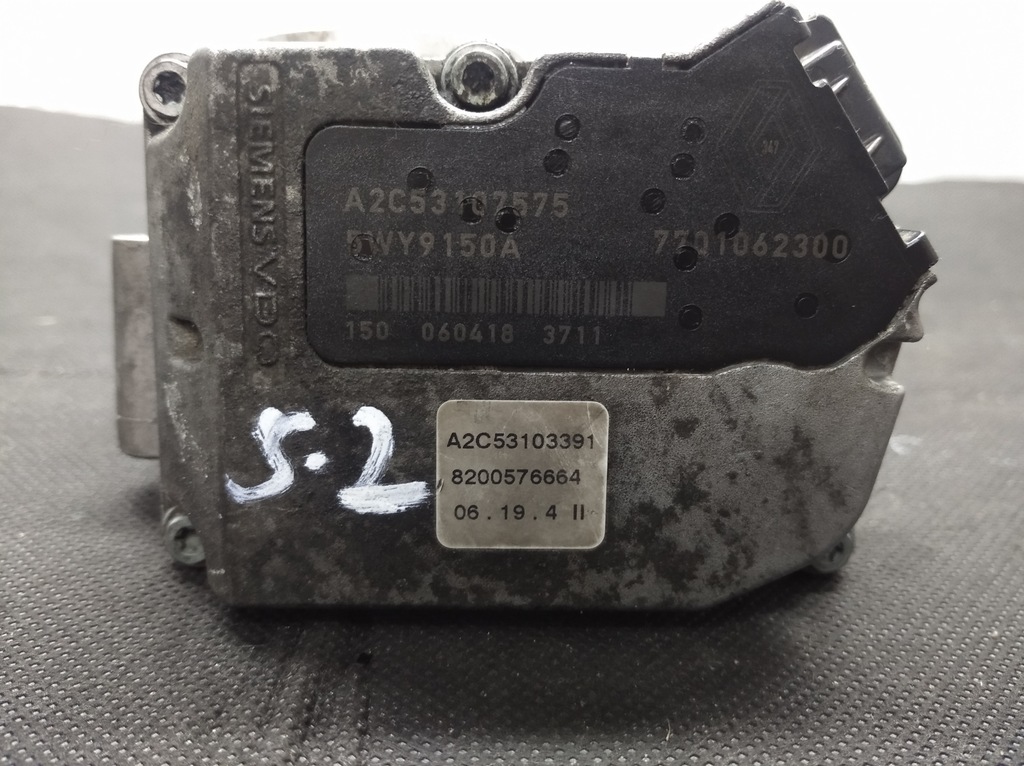 фото №1, Scenic ii megane ii laguna ii дроссельная заслонка 130km