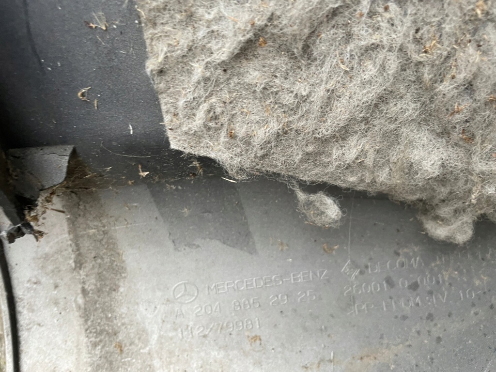 Mercedes c a204 w204 08- седан amg бампер задняя задний Доставка