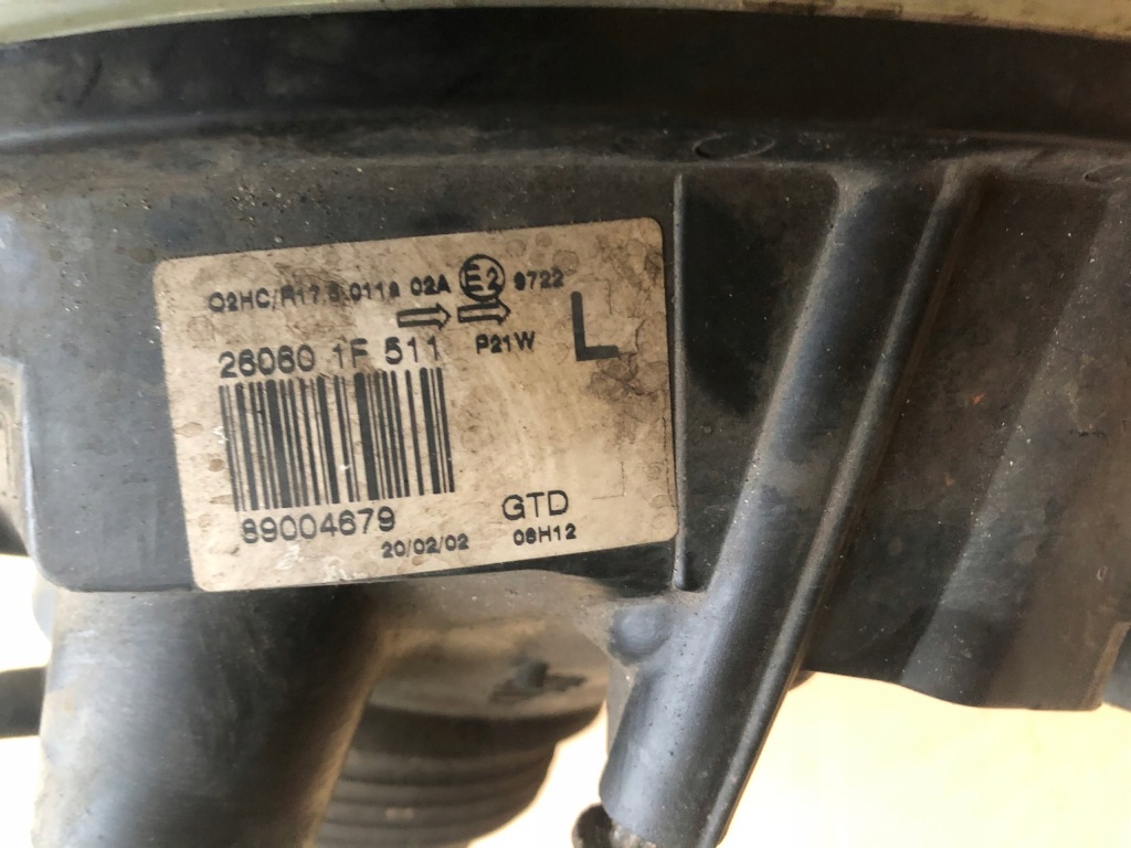 фото №5, Лівий фара ліва лампа nissan micra k11 99-03