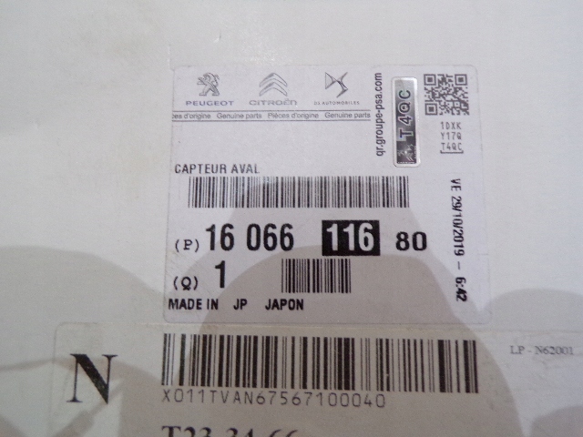 фото №4, Датчик температура. вихлопних газів do citroen jumper 2,2 hd