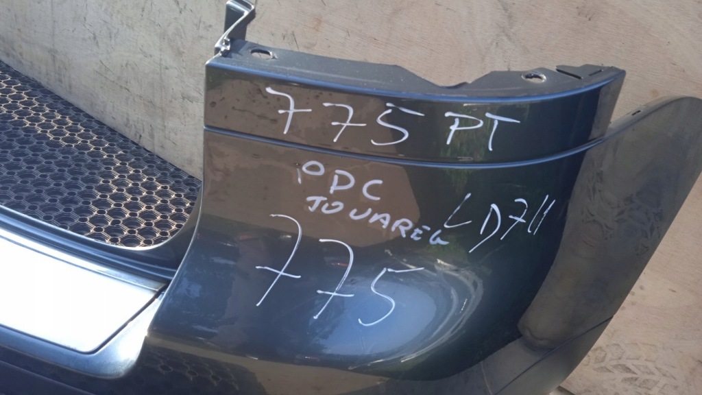 фото №9, Vw touareg 7l suv бампер задняя ld7u pdc