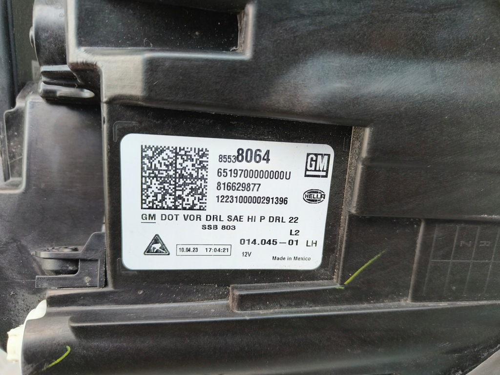 фото №12, Chevrolet equinox 2022 2023 2024- фара лампа перед левая full led usa