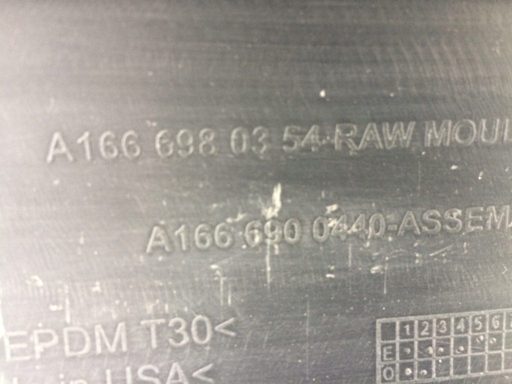 фото №11, Молдинг порог правая mercedes ml w1666980354