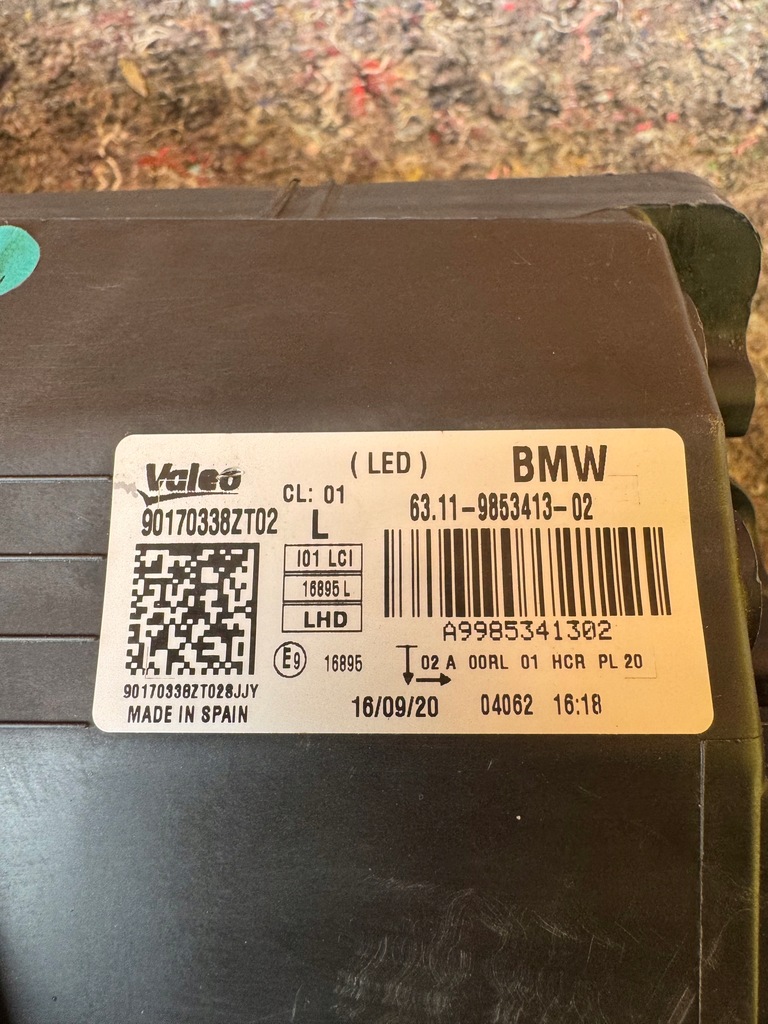 фото №12, Bmw i3 i01 lci lift full led лампа передня ліва перед лівий 9853413-02