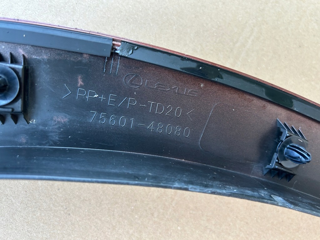 фото №11, Lexus rx v правая молдинг крыла перед передняя