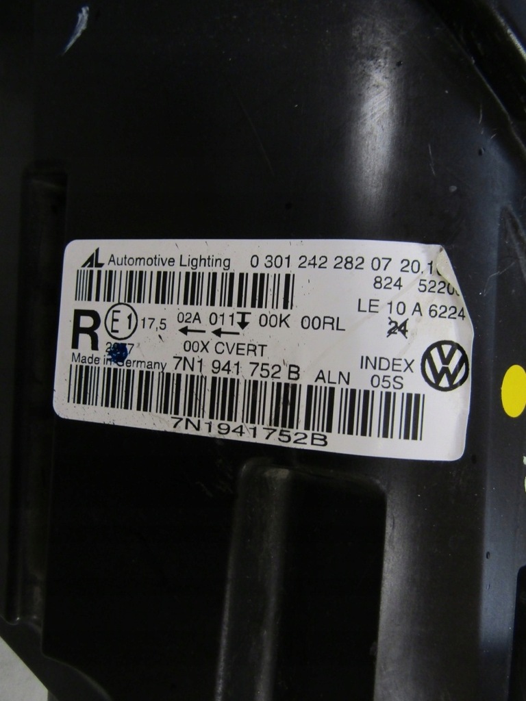 фото №13, Лампа перед volkswagen vw sharan ii 2 lift 15-22 ксенон поворотный rh 7n194175