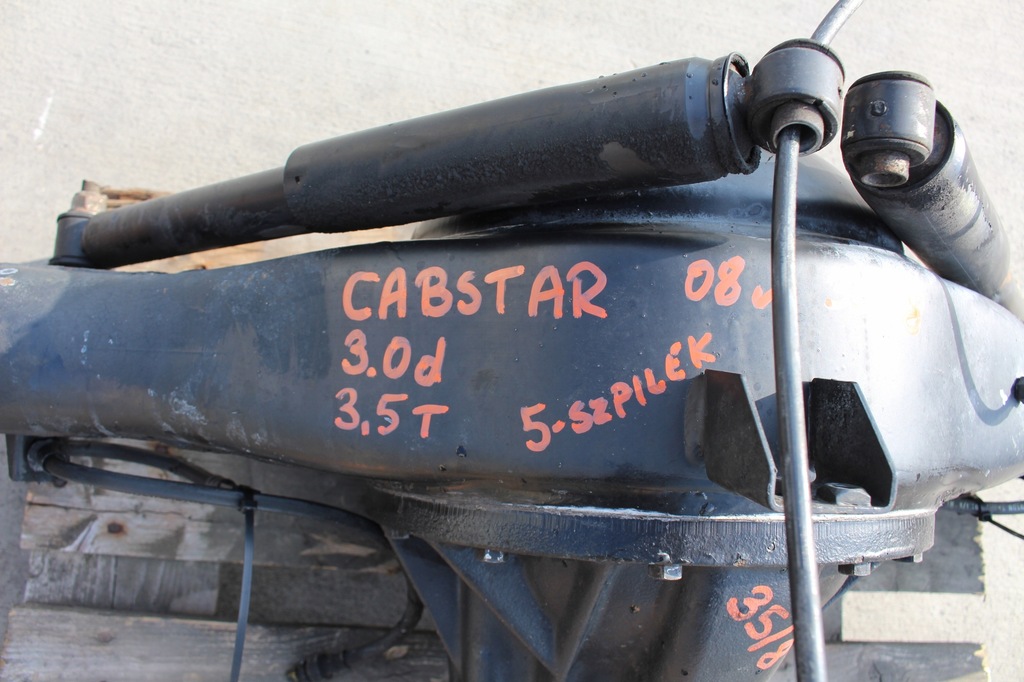 фото №8, Балка підвіска міст задня nissan cabstar 08r. 3.0d 3.5t 35/8