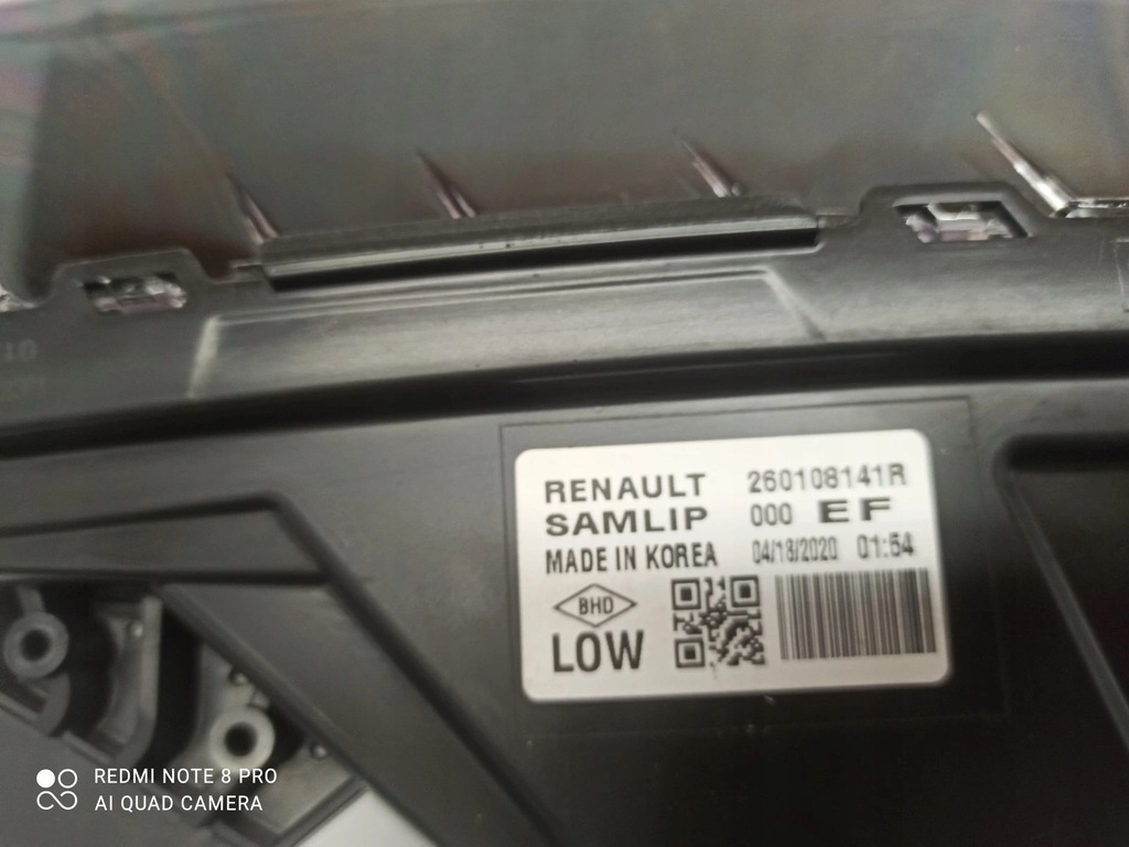 фото №6, Лампа права full led renault arkana 260108141r