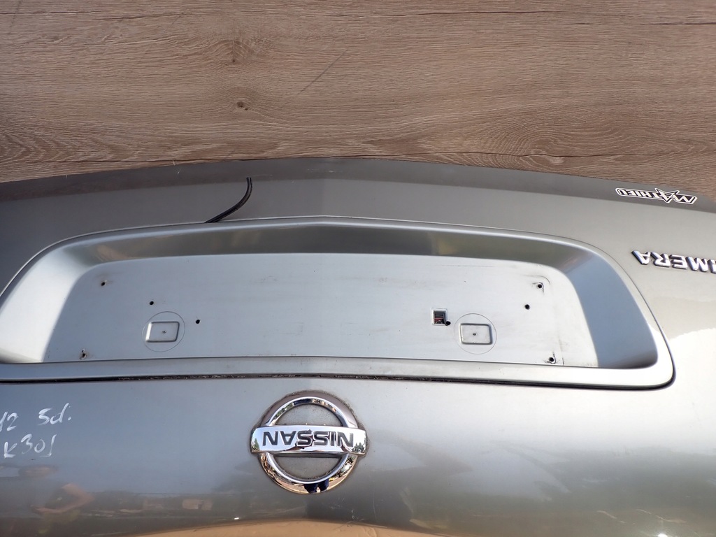 фото №4, Nissan primera p12 хэтчбек 5d 02- крышка багажника задняя стекло задняя