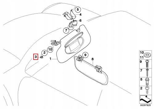фото №2, Защита заглушка козырёк mini r55 r56 nowe mini
