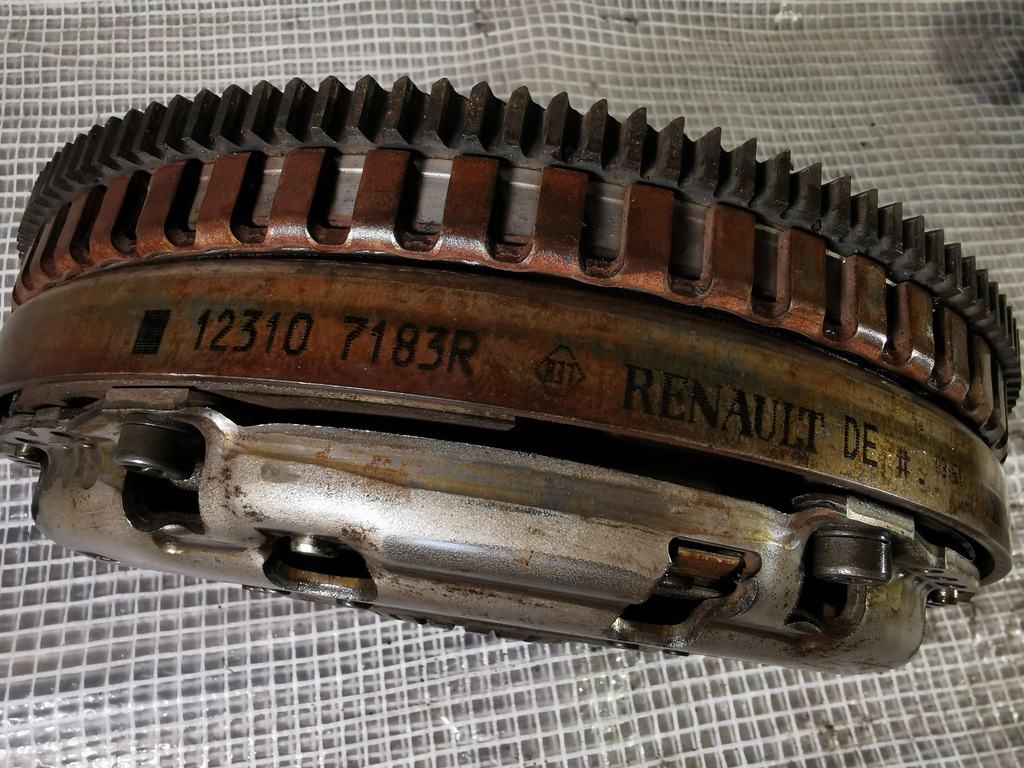 фото №9, Renault espace v 5 14-19 1.6 dci колесо двухмассовый двухмассовый маховик сцепление 123107183r