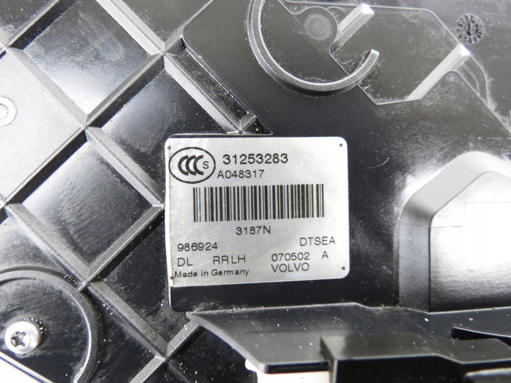 фото №9, Замок двері лівий задня задній keyless 10 pin + 4 pin volvo s80 ii v70 iii xc70