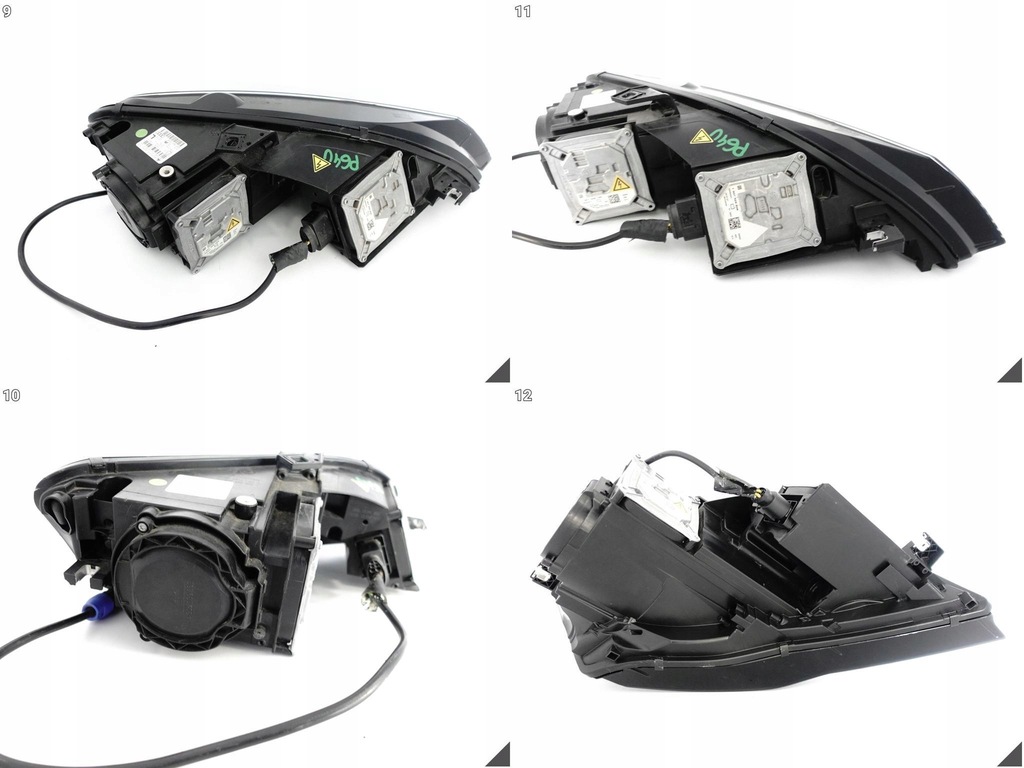 фото №10, Audi r8 420 07-12 лампа ксенон + led ліва перед комплектна з модулями europa