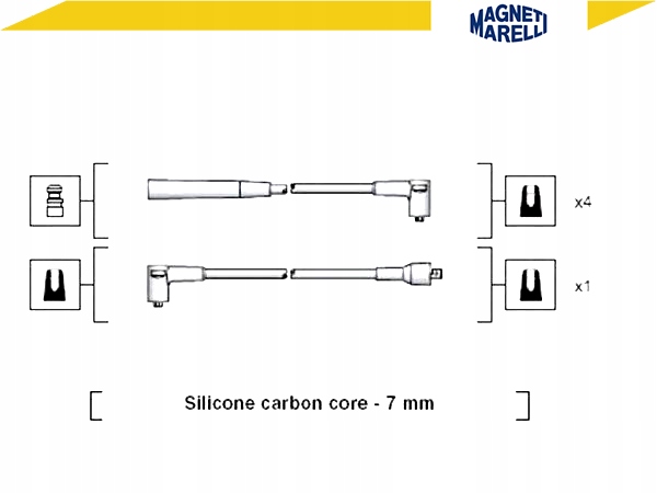 фото №2, Набор трубопровод зажигания magneti marelli 941318111071