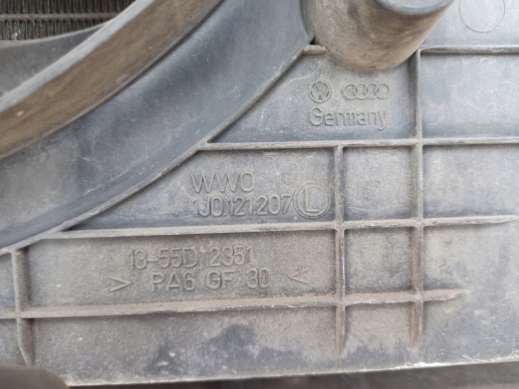 фото №13, Pas передний усилитель балка радиатор вентилятор audi tt 8n 1.8t 98-06