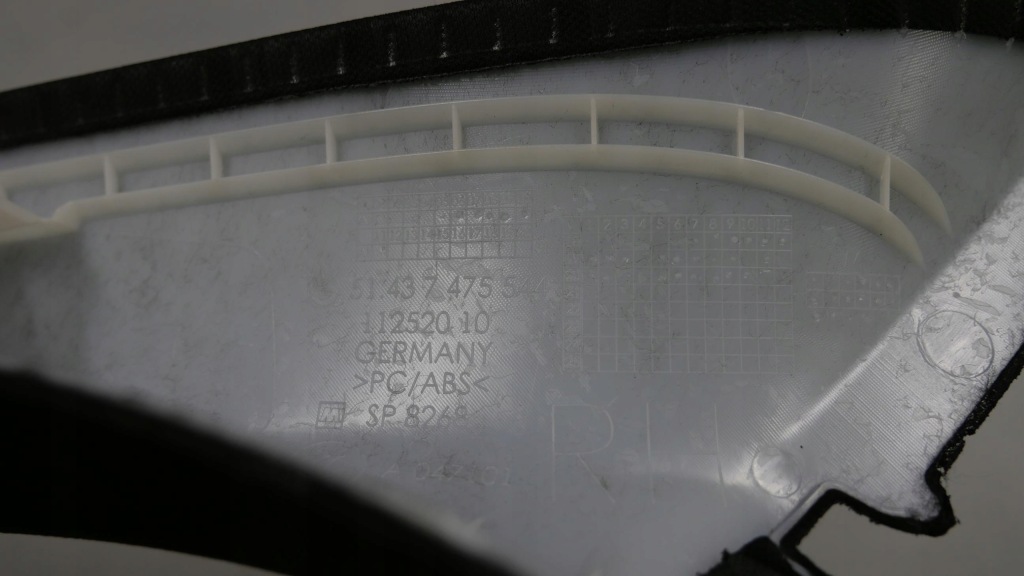 фото №8, Bmw f44 обшивка защита стойка a правая anthrazit 7475544 8096752