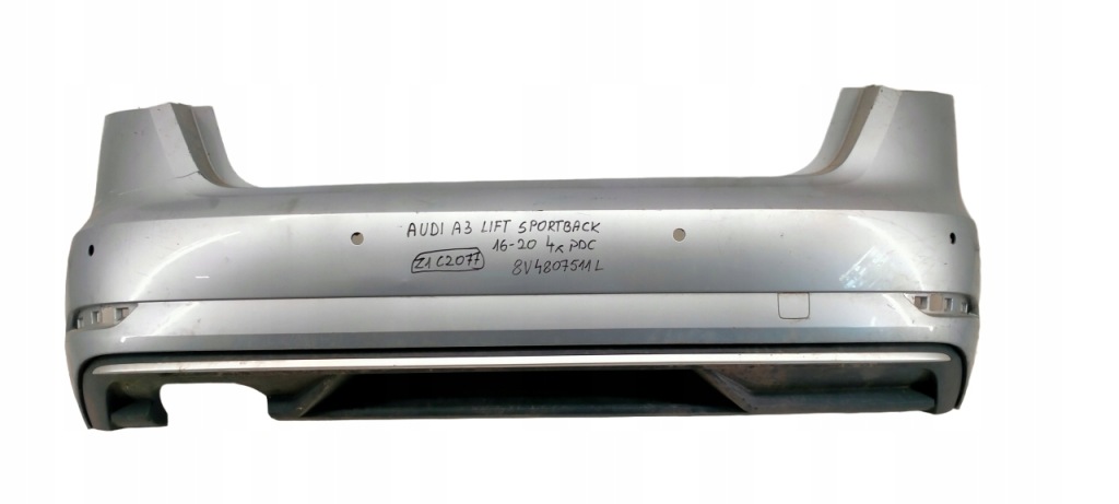фото №1, Audi a3 lift sportback 8v4 16-20 бампер задній задня