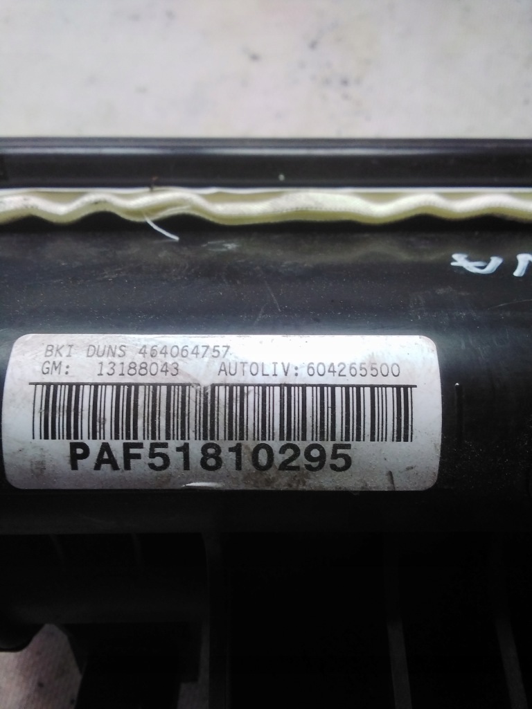 фото №3, 8873 meriva a lift подушка пассажира 13188043